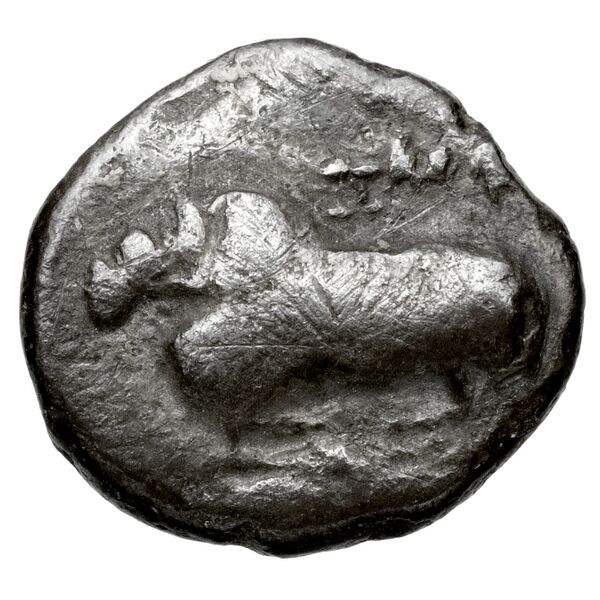 Euelthon of Salamis Salamis BMC Salamis 1-7, аверс, bnf-iris
