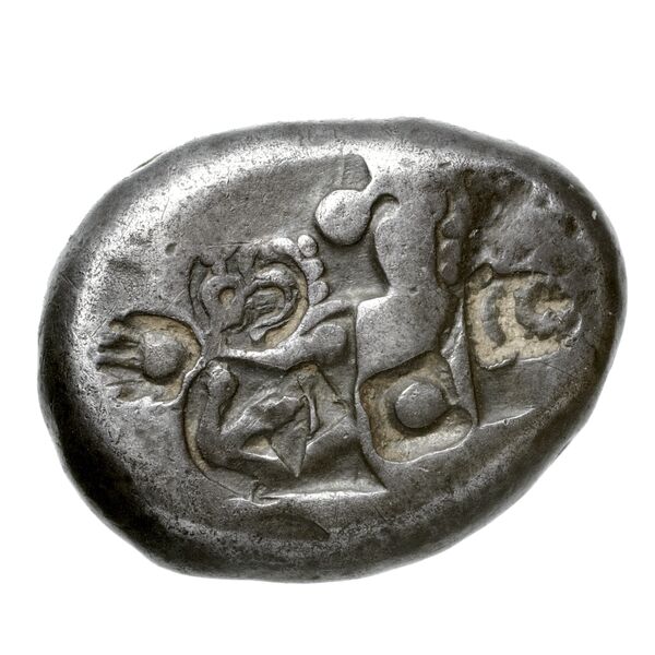 Sardis Carradice 1987 Type IV early siglos, аверс, bnf-iris