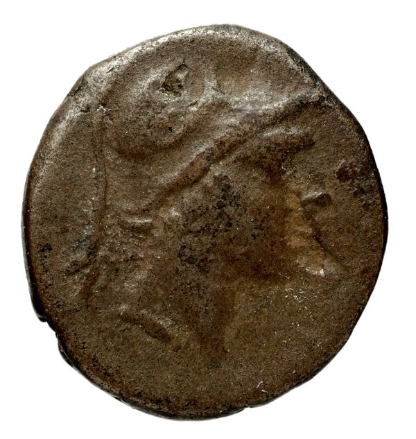 obverse Uxentum Historia Numorum Italy 1103