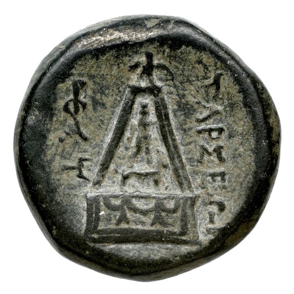 Erythrae Kinns 1980 Period II.2, AR 1, реверс, bnf-iris