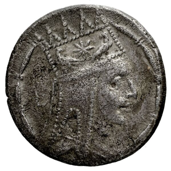 Tigranes II of Armenia Tigranocerta Kovacs 2016 71-76, аверс, bnf-iris