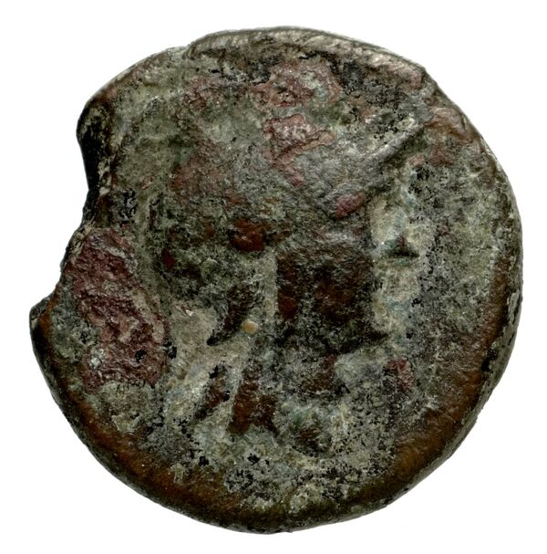 Erythrae Kinns 1980 Period IV, AE 17, аверс, bnf-iris