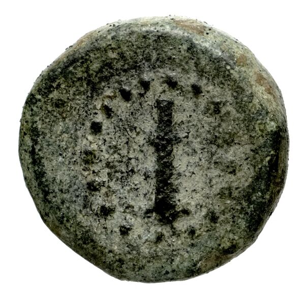 Erythrae Kinns 1980 Period IV, AE 19, аверс, bnf-iris