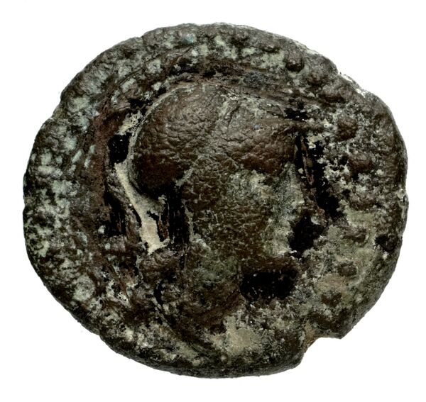 Erythrae Kinns 1980 Period VI, AE 17, аверс, bnf-iris