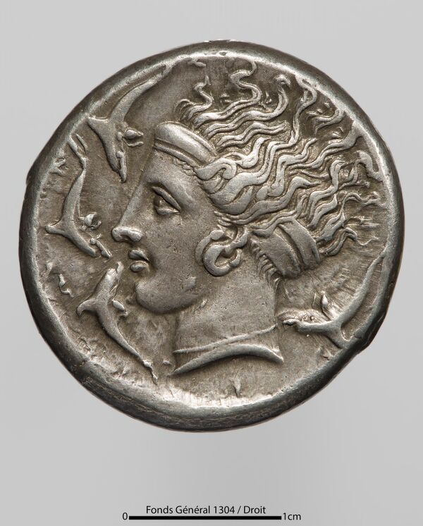 Poseidonia Historia Numorum Italy 1171-9, аверс, bnf-iris