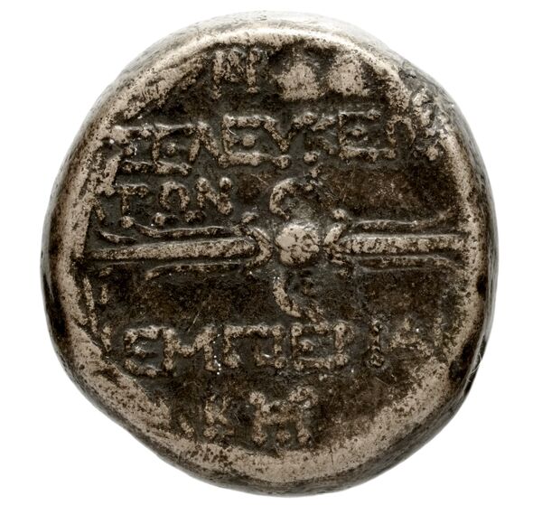 Paestum Historia Numorum Italy 1211, реверс, bnf-iris