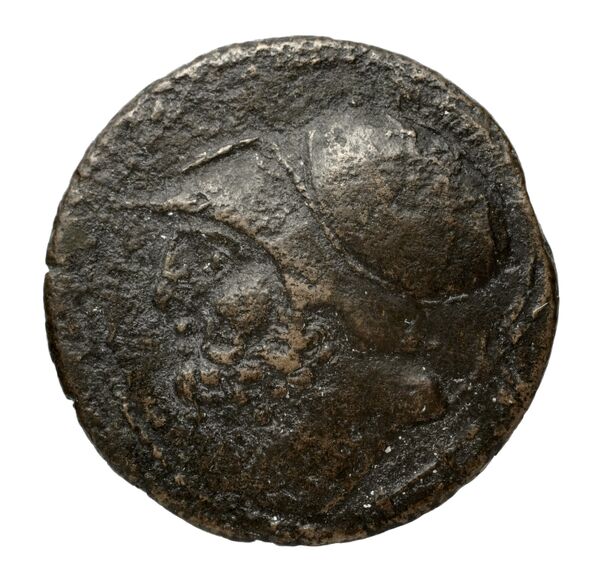Brettii Bruttium Historia Numorum Italy 1987, аверс, bnf-iris
