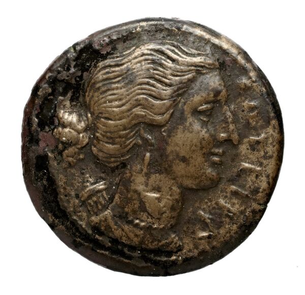 Brettii Bruttium Historia Numorum Italy 1989, аверс, bnf-iris