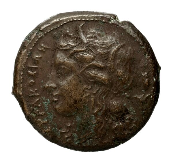 Hicetas Syracuse Puglisi 2009 328, аверс, bnf-iris