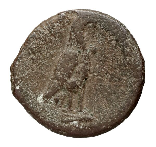 Locri Epizephyrii Historia Numorum Italy 2352, реверс, bnf-iris