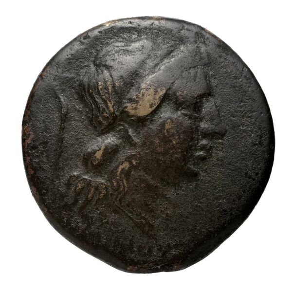 Locri Epizephyrii Historia Numorum Italy 2371-2375, аверс, bnf-iris