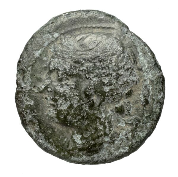 Locri Epizephyrii Historia Numorum Italy 2379-2380, аверс, bnf-iris