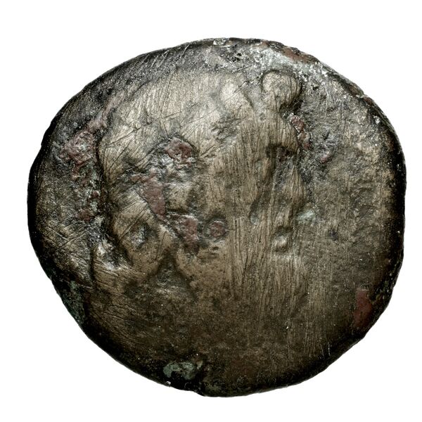 Locri Epizephyrii Historia Numorum Italy 2407, аверс, bnf-iris