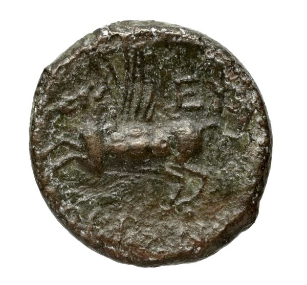 Locri Epizephyrii Historia Numorum Italy 2415-2420, реверс, bnf-iris