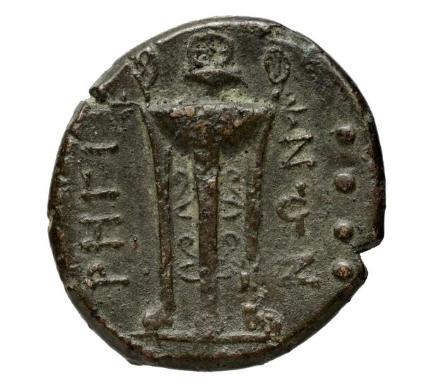 Rhegium Historia Numorum Italy 2550, реверс, bnf-iris