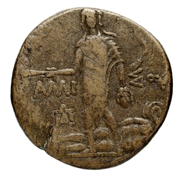 Larissa, Thessaly Herrmann 1925 III, A-L, drachm, реверс, bnf-iris