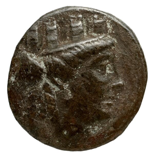 Carthaginian Empire Carthage Jenkins 1978 Carthage series 5, аверс, bnf-iris