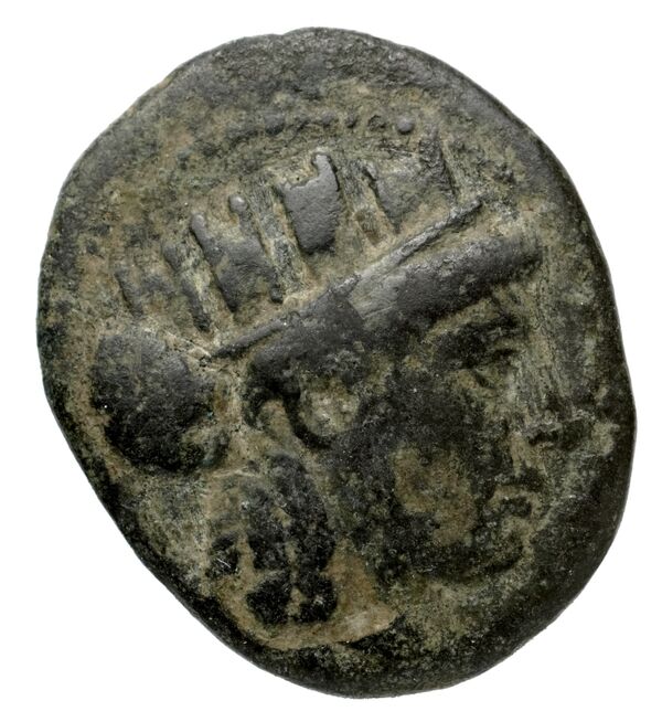 Carthaginian Empire Carthage Jenkins 1977 Carthage series 2, аверс, bnf-iris