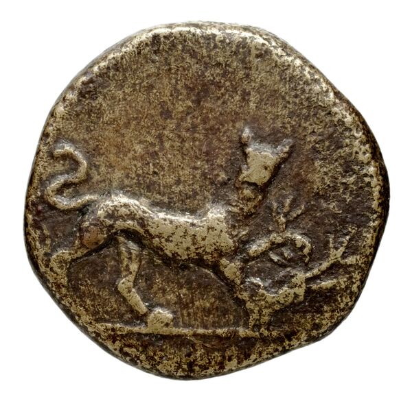 obverse Arcadian League  Tegea Williams 1965 Period II