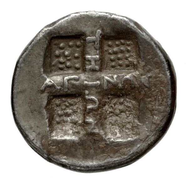 Teos Kinns 1980 Period I.1, AR II, реверс, bnf-iris