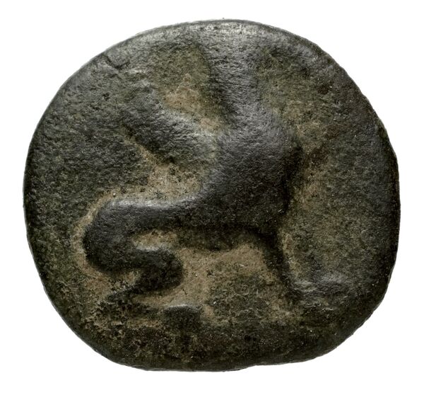 Teos Kinns 1980 Period IV, AE 14, аверс, bnf-iris