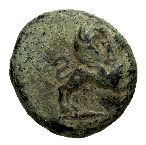 Teos Kinns 1980 Period III, AE 13, аверс, bnf-iris