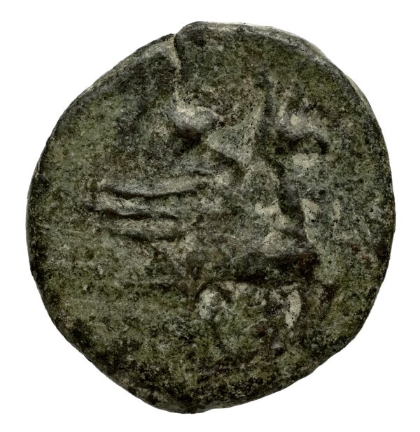 Teos Kinns 1980 Period IV, AE 18, аверс, bnf-iris