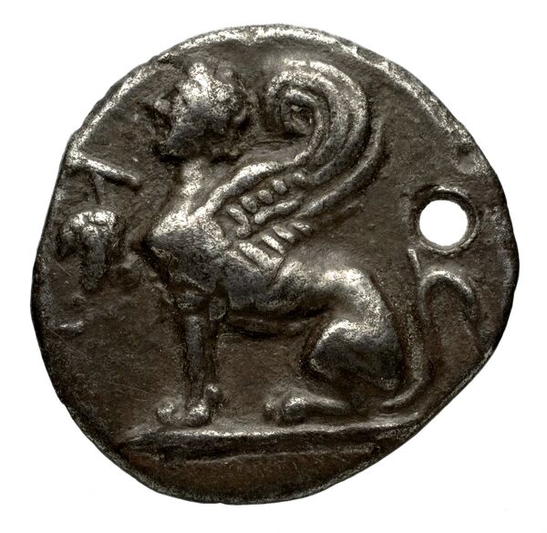 Chios Lagos 1998 Reduced Attic standard E, аверс, bnf-iris