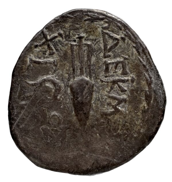 Chios Lagos 1998 Reduced denarius standard, реверс, bnf-iris