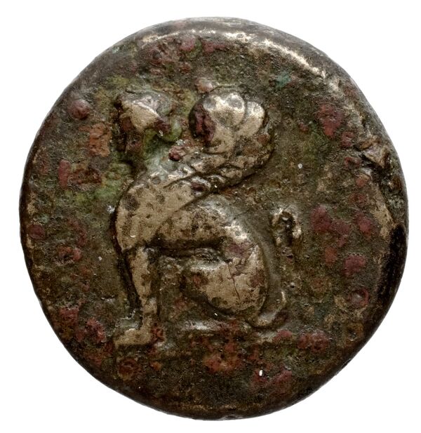 Chios Hardwick 1991 Bronze 350-325, аверс, bnf-iris