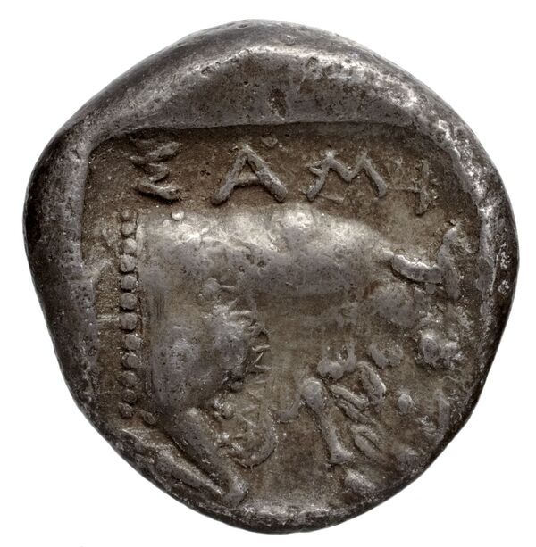Samos Barron 1966 Class III tetradrachms, реверс, bnf-iris