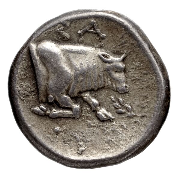 Samos Barron 1966 Ptolemaic octobols, реверс, bnf-iris