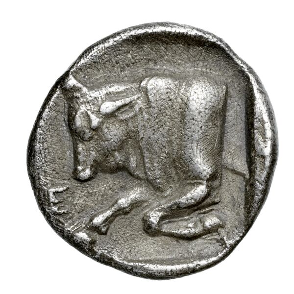 реверс Uncertain Carian mint E Konuk 2007 M47-8