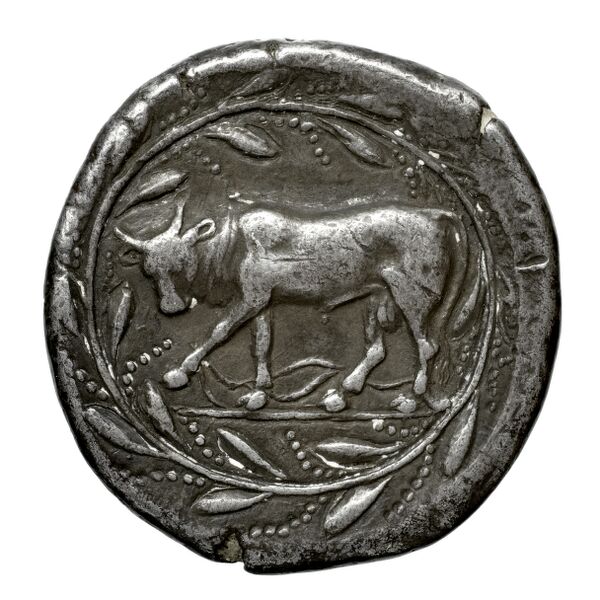 Teisiphonos of Pherae Pherae Rogers 1932 527-530, реверс, bnf-iris