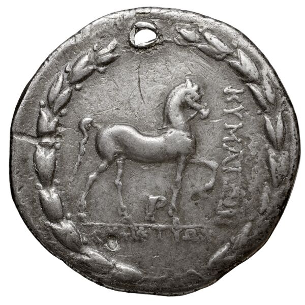 Alexander I of Macedon Aegae, Macedon Raymond 1953 Group I light tetrobols DD, реверс, bnf-iris