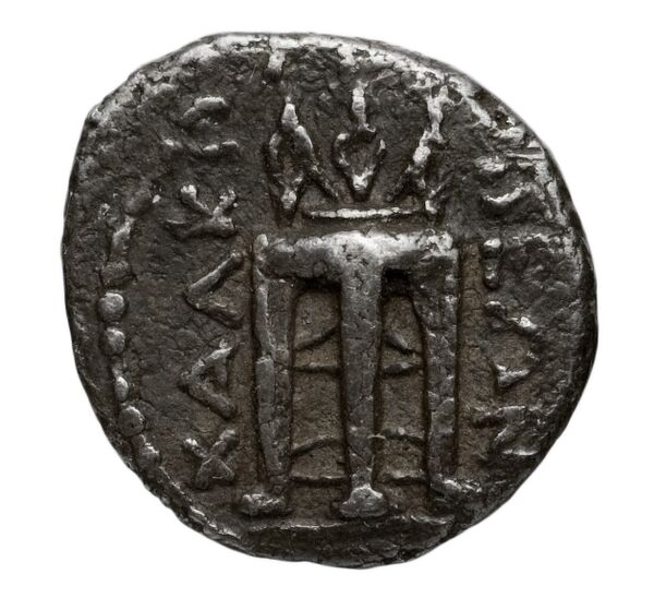 Chalcidian League Olynthus Robinson /Clement 1938 Group A-M, tetradrachms and tetrobols, реверс, bnf-iris