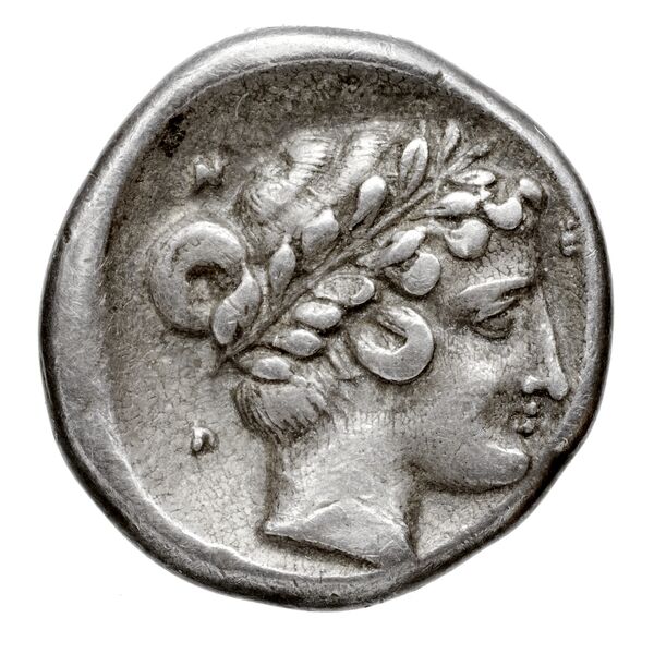 reverse Taras Historia Numorum Italy 967