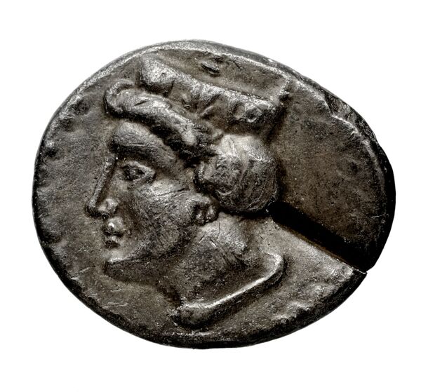 Taras Historia Numorum Italy 976, аверс, bnf-iris