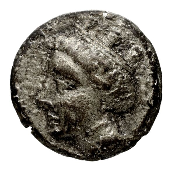 obverse Taras Historia Numorum Italy 860