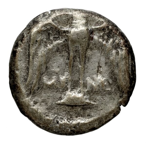 reverse Taras Historia Numorum Italy 860