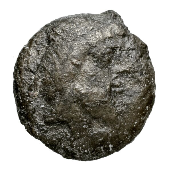 Attambelus I of Characene Charax Spasinou Le Rider 1959 17-18, аверс, bnf-iris