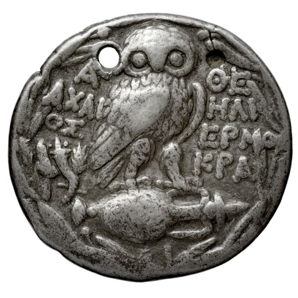 Achaios Athens Thompson 1961 411bis, 421-428, реверс, bnf-iris