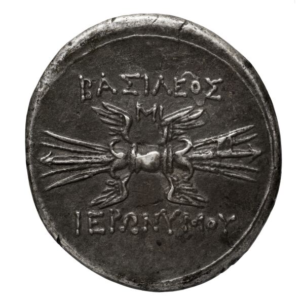 Hieronymus of Syracuse Syracuse Holloway 1969 3-16_18-38_40-52_55-60, реверс, bnf-iris