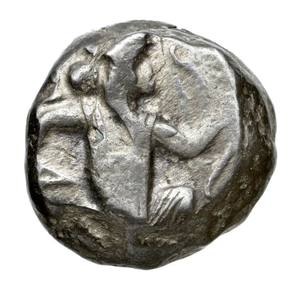 Sardis Carradice 1987 Type IV early siglos, аверс, bnf-iris