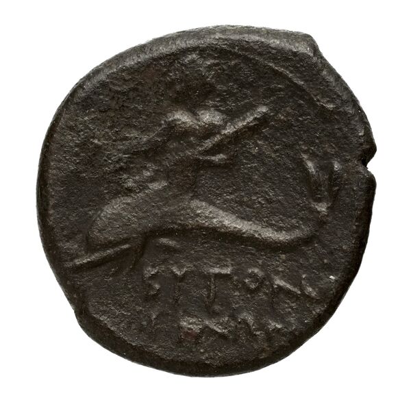 reverse Butuntum Historia Numorum Italy 754