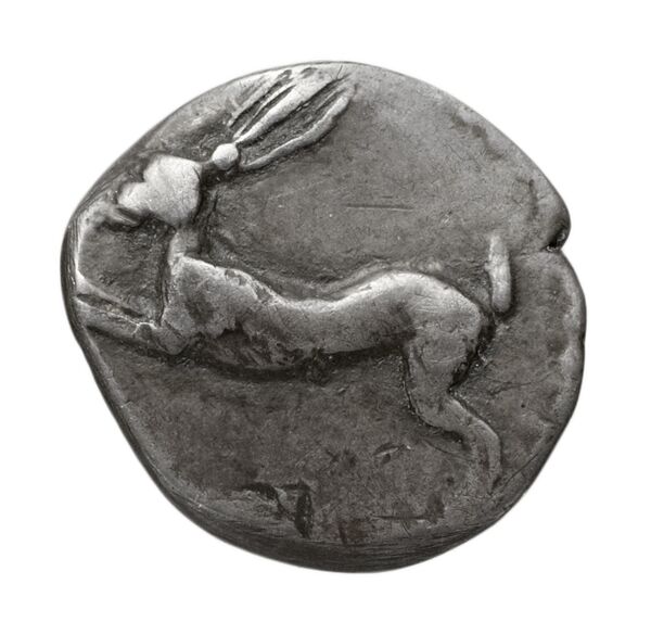 Rhegium Historia Numorum Italy 2475, аверс, bnf-iris