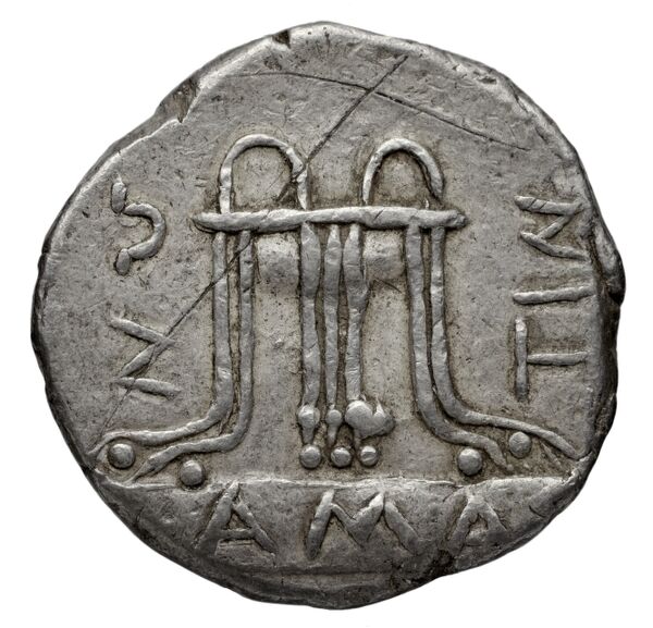 Damastium May 1939 Group VII tetradrachms, реверс, bnf-iris