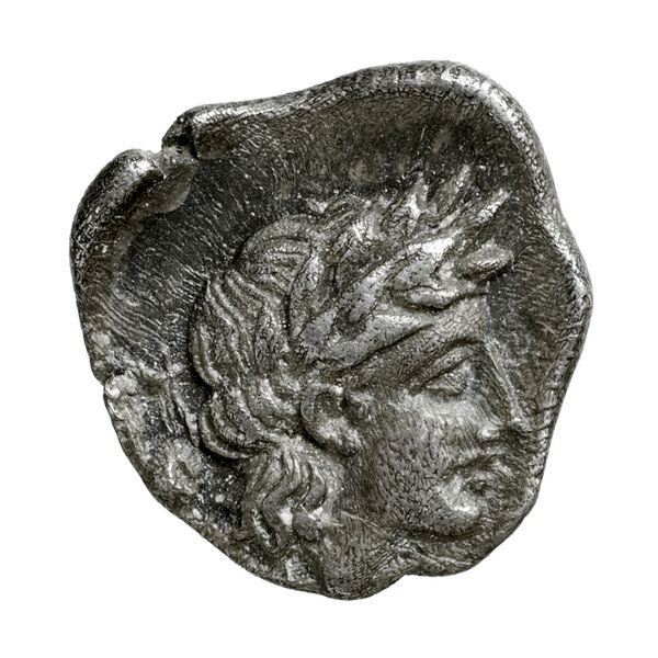 Phocian League Phocis Williams 1972 Period V, 'Lyre' group, 335-413, реверс, bnf-iris