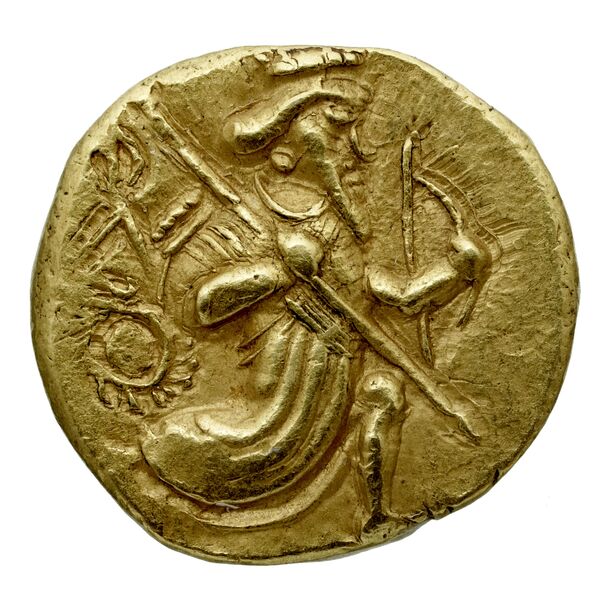 Alexander III of Macedon Babylon Carradice 1987 double darics, аверс, bnf-iris