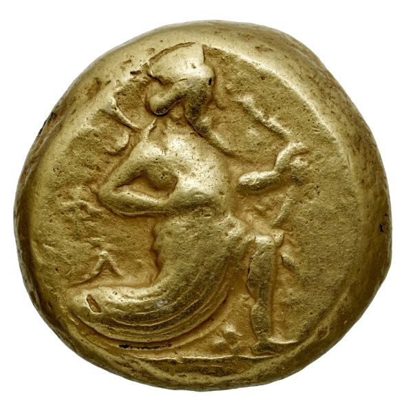 Alexander III of Macedon Babylon Carradice 1987 double darics, аверс, bnf-iris